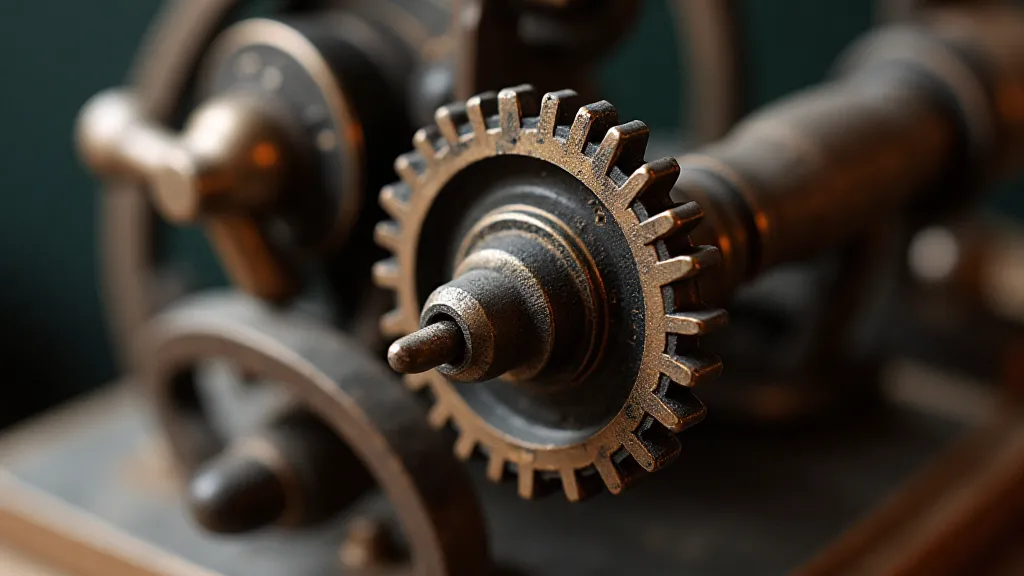 Vintage phonograph motor mechanism