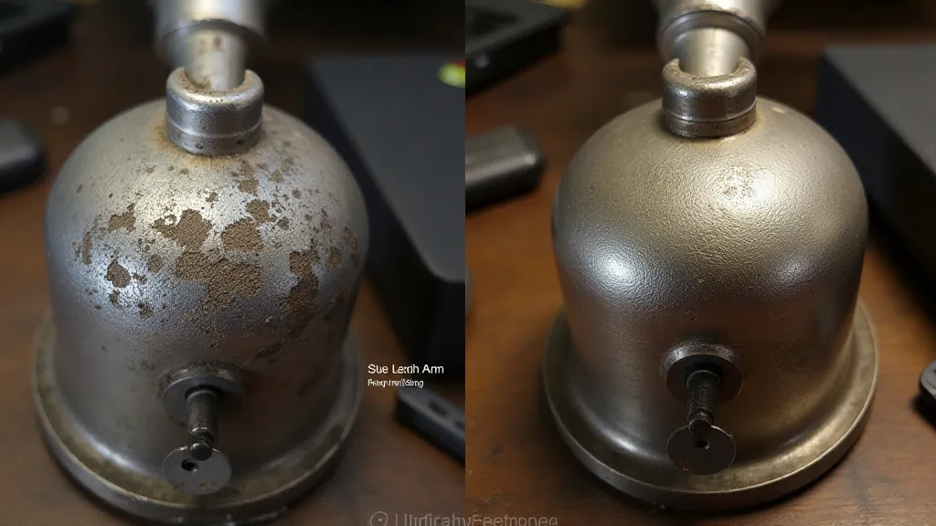 Replated Phonograph Arm Comparison
