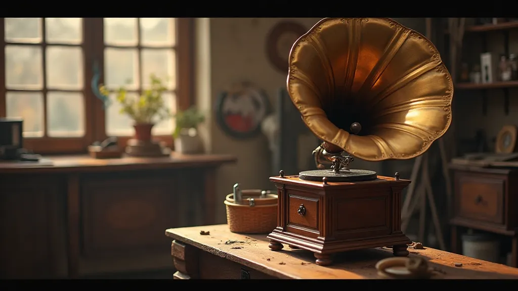 Restored Antique Phonograph